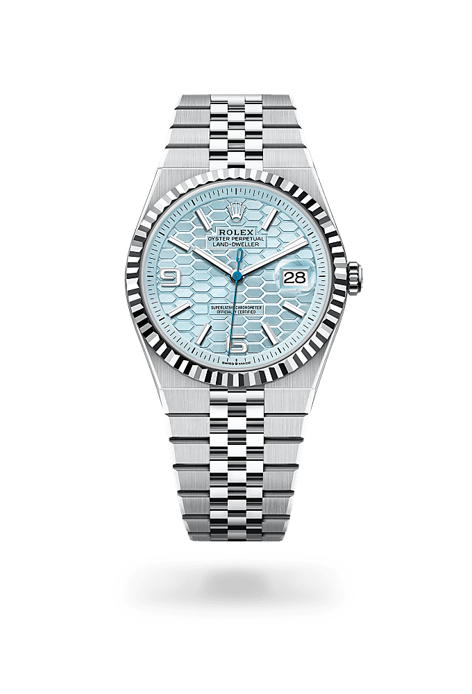 Rolex land dweller 40mm ice blue land dweller premium 1:1 craftmanship super master edition Rolex land dweller 40mm ice blue