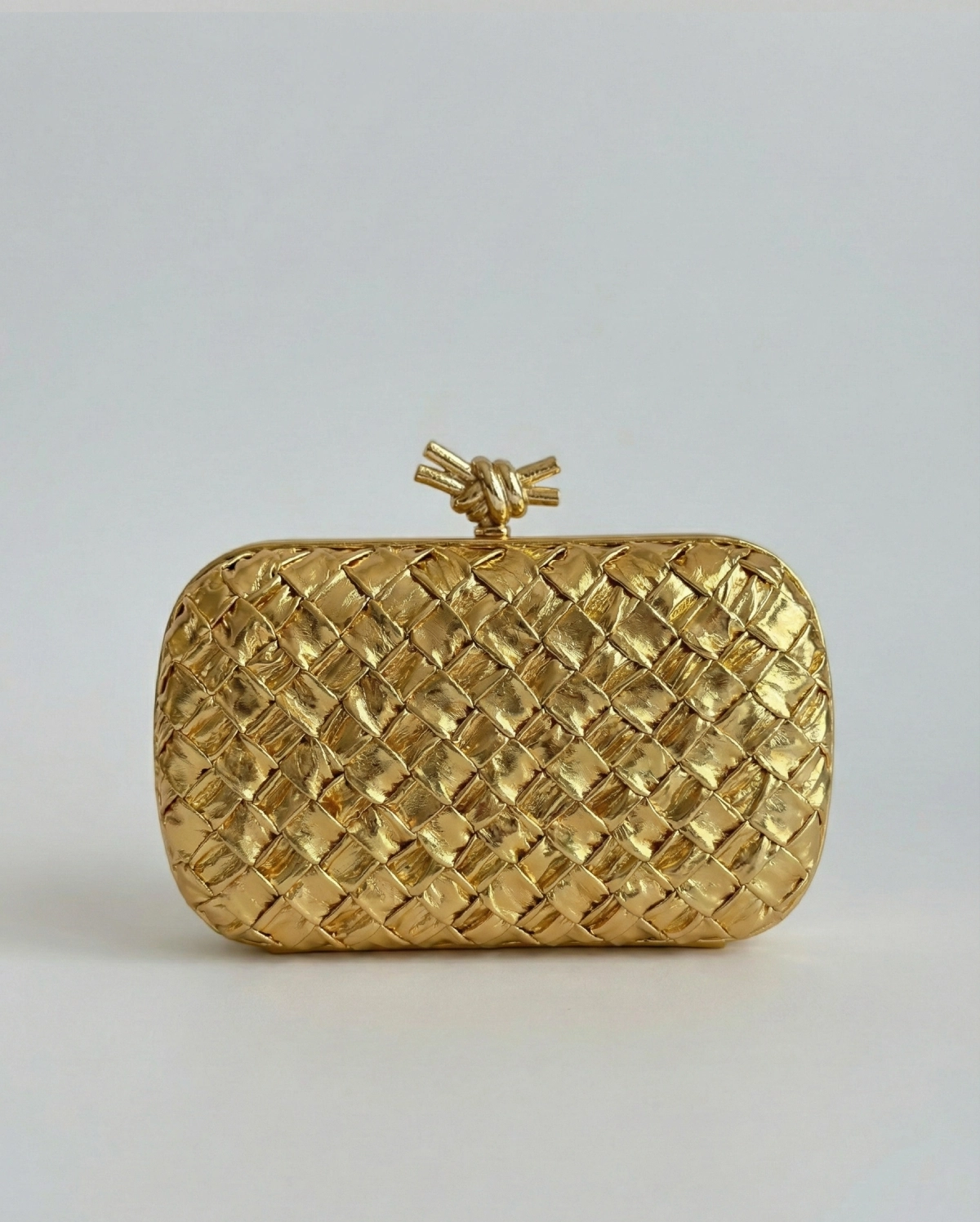 Bottega Veneta Knot Gold BOTTEGA VENETA premium 1:1 craftmanship super master edition Bottega Veneta Knot Gold