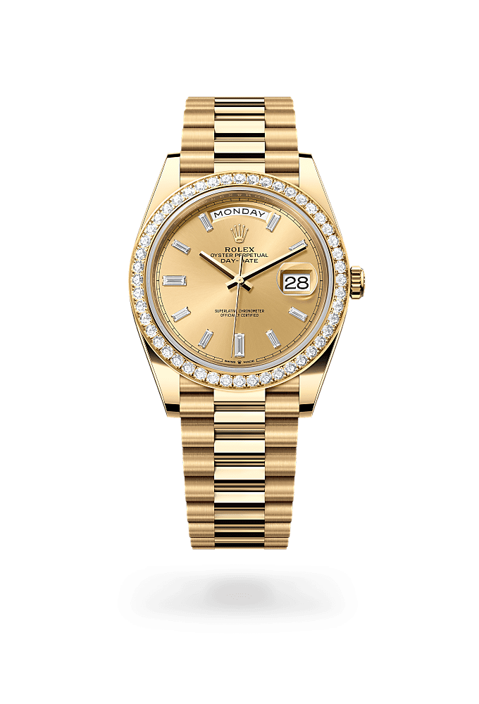 Rolex Day Date 40 with stone Day date premium 1:1 craftmanship super master edition Rolex Day Date 40 with stone - Image 7