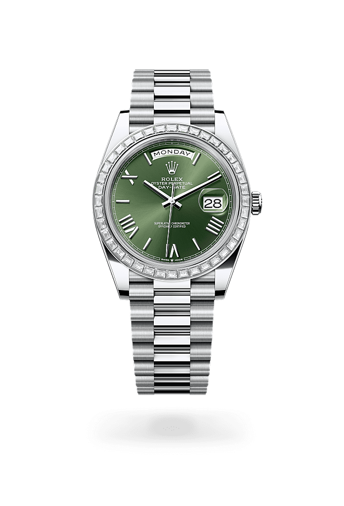 Rolex Day Date 40 with stone Day date premium 1:1 craftmanship super master edition Rolex Day Date 40 with stone - Image 11