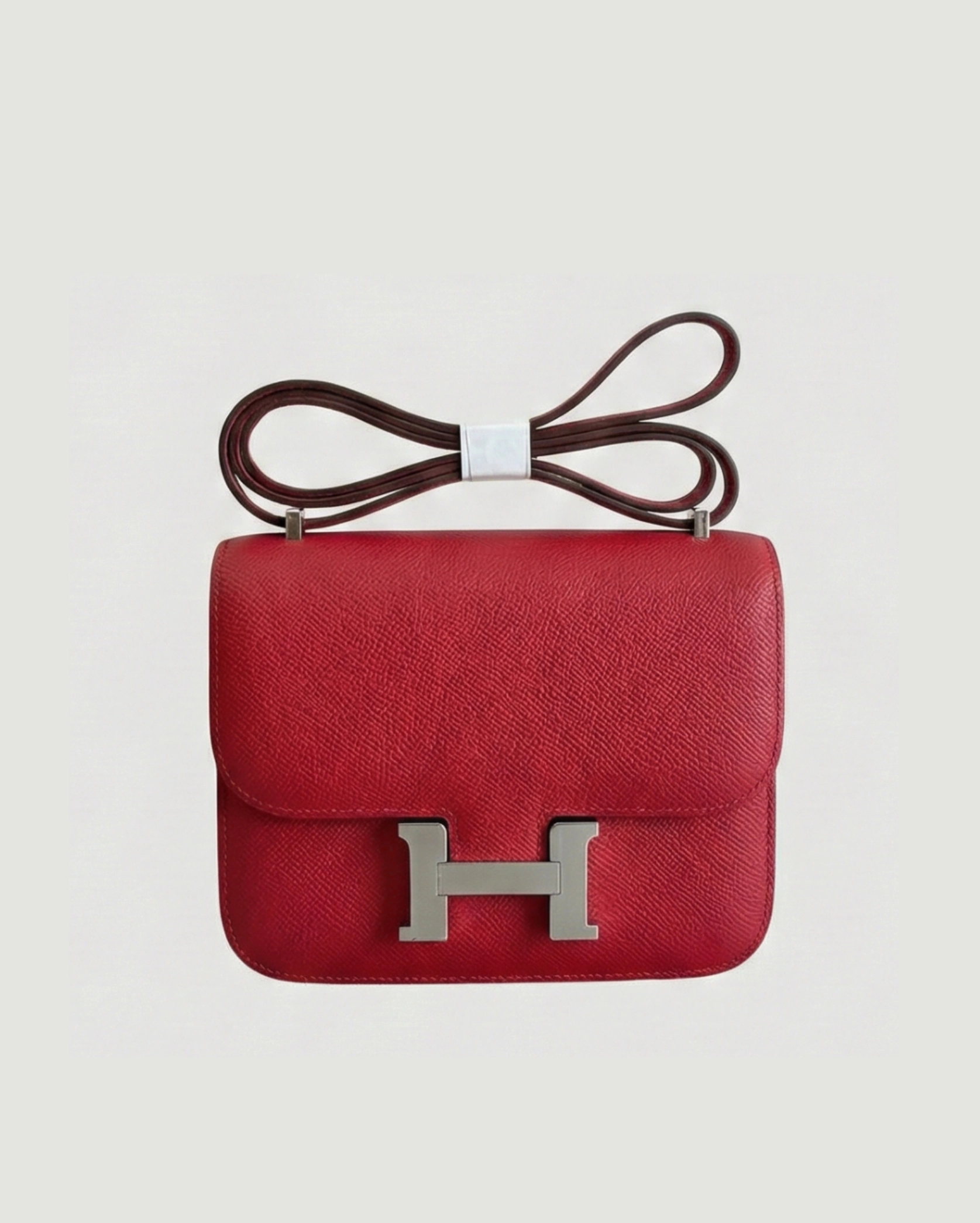 Hermès Constance Handbag Epson Leather Red Hermes premium 1:1 craftmanship super master edition Hermès Constance Handbag Epson Leather Red - Image 2