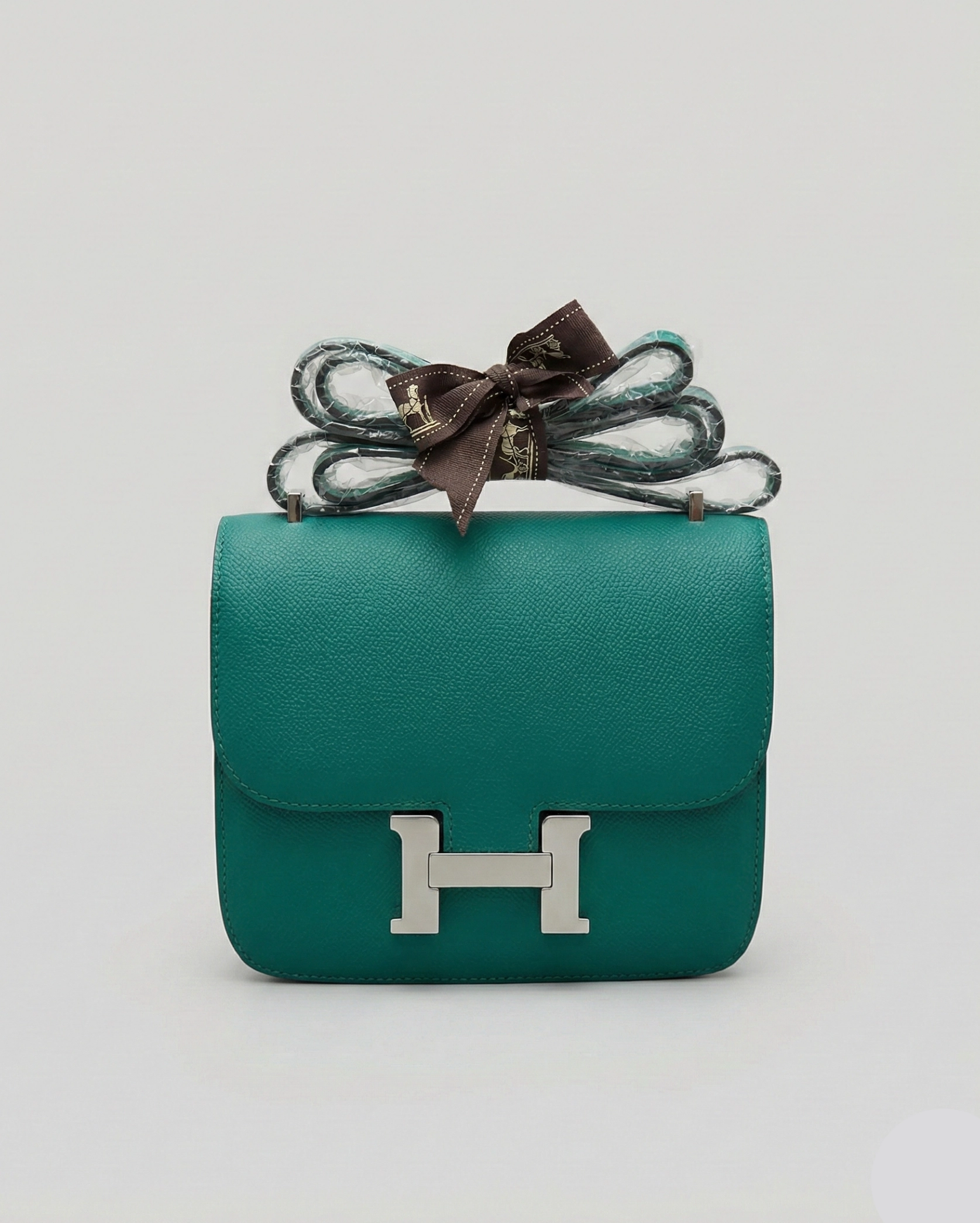Hermès Constance Handbag Epson Leather Green Hermes premium 1:1 craftmanship super master edition Hermès Constance Handbag Epson Leather Green