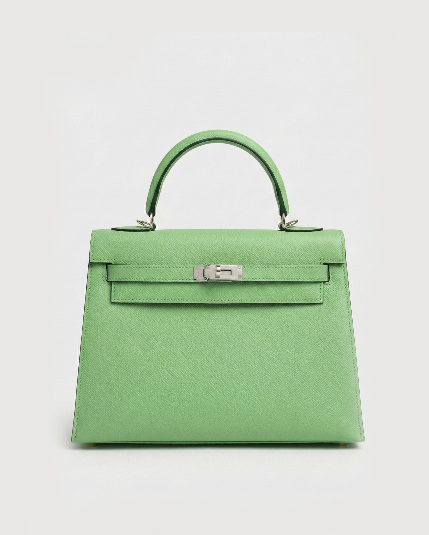 The Hermès Kelly 25 in Epsom leather Vert Criquet Hermes premium 1:1 craftmanship super master edition The Hermès Kelly 25 in Epsom leather Vert Criquet - Image 2