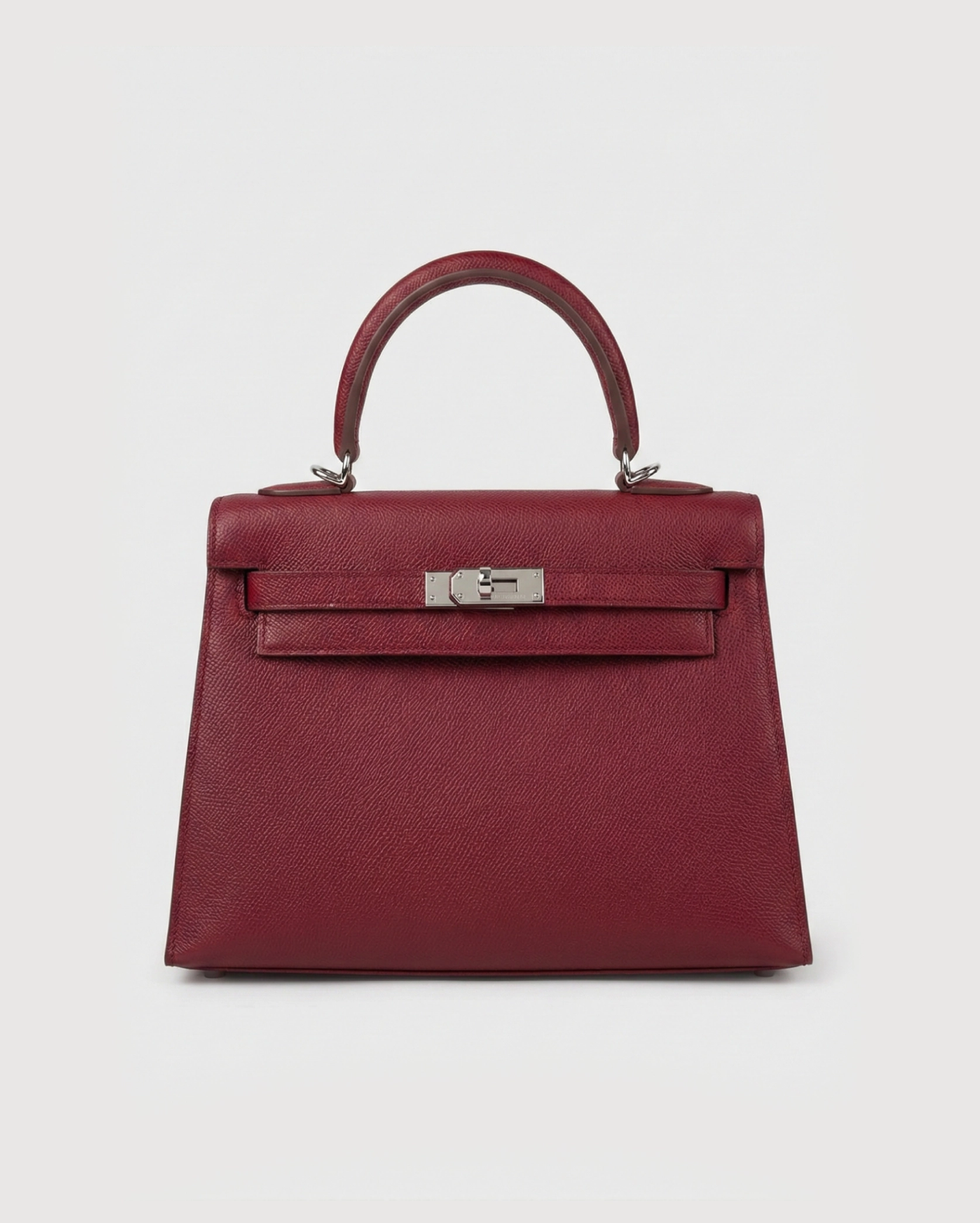 The Hermès Kelly 25 in Epsom leather Ruby Red Hermes premium 1:1 craftmanship super master edition The Hermès Kelly 25 in Epsom leather Ruby Red