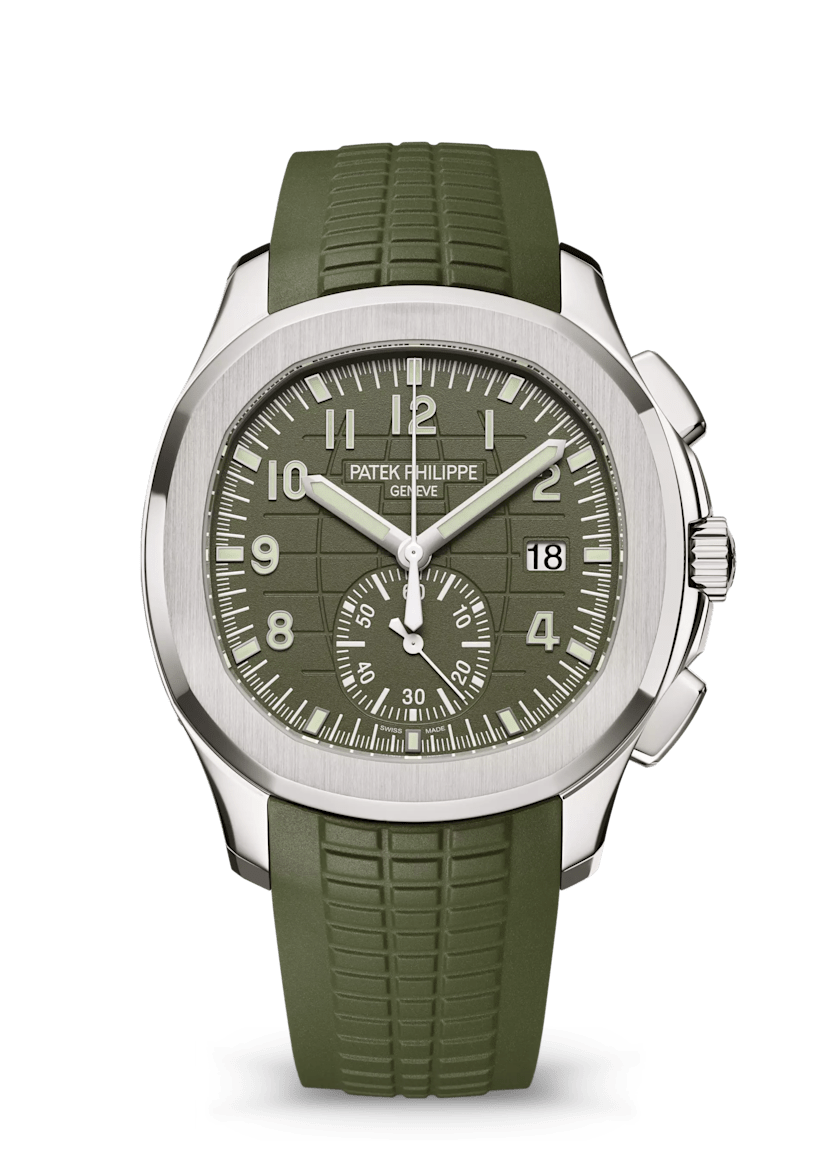 Patek Philippe Aquanaut Chronograph silver Aquanaut premium 1:1 craftmanship super master edition Patek Philippe Aquanaut Chronograph silver - Image 6