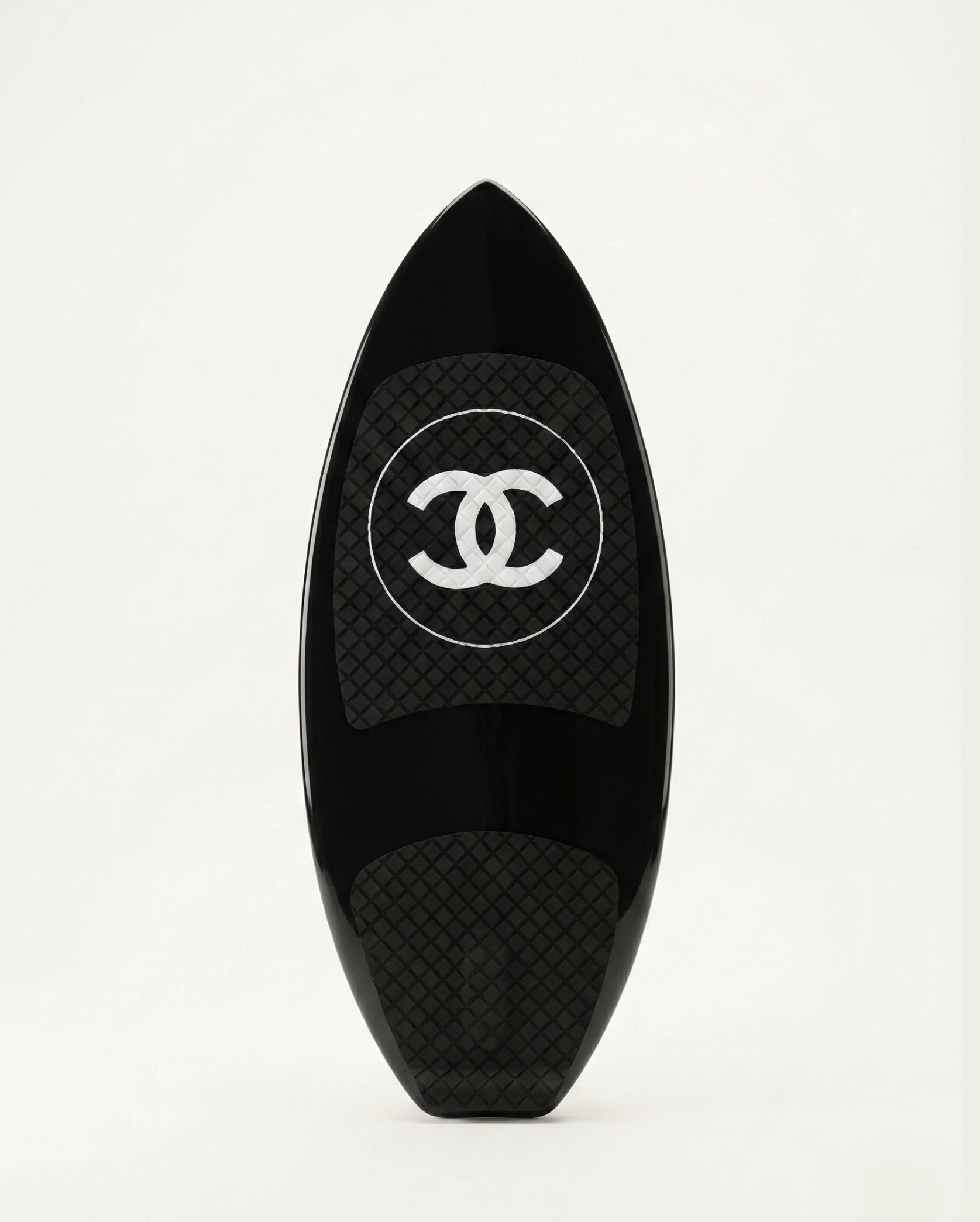Chanel Surfboard black CHANEL premium 1:1 craftmanship super master edition Chanel Surfboard black
