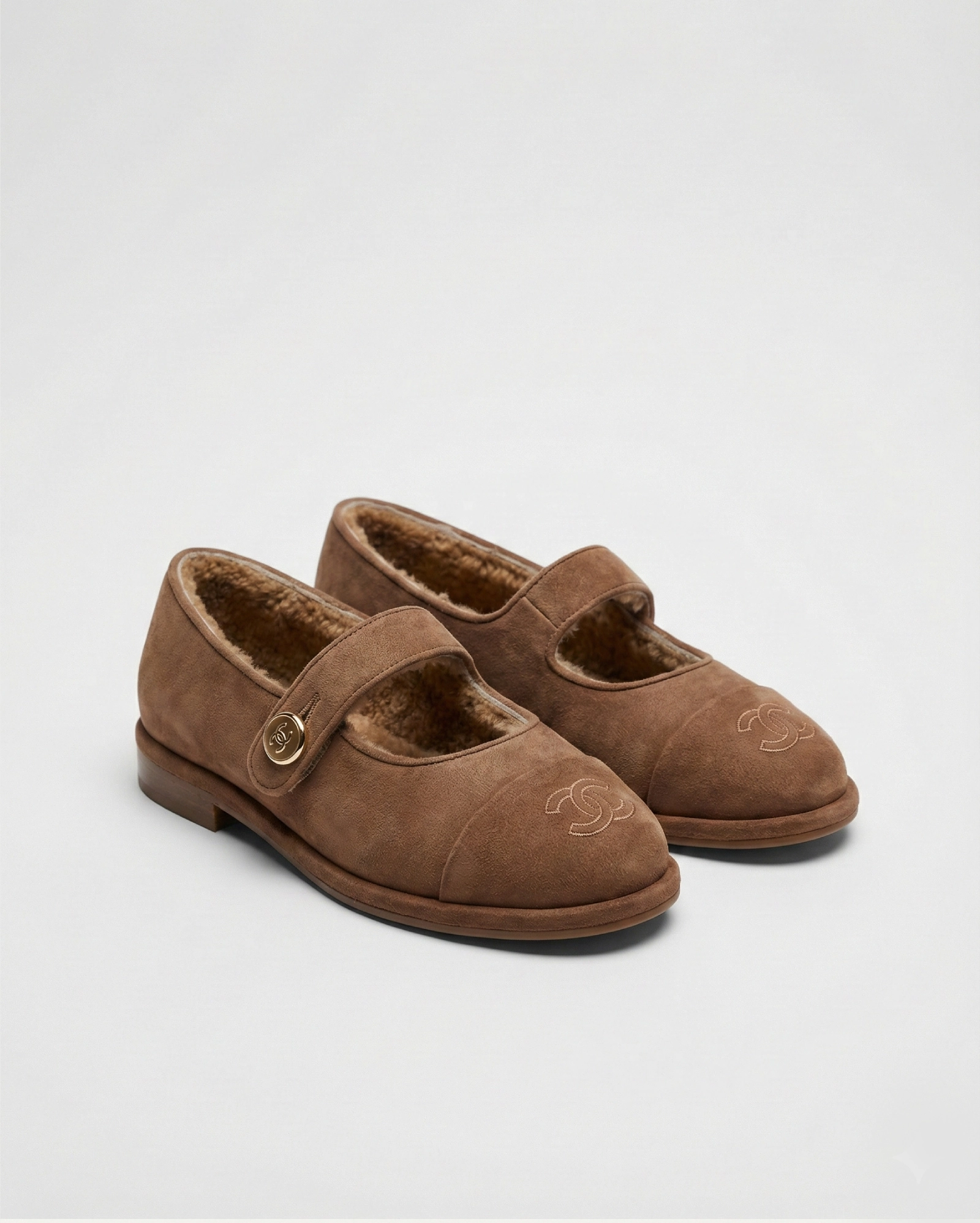 Chanel Mary Janes brown CHANEL premium 1:1 craftmanship super master edition Chanel Mary Janes brown