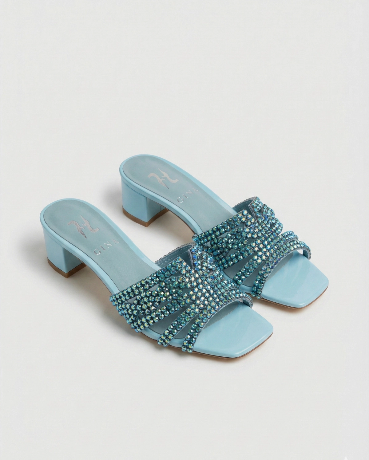 GINA OREGON Crystal Sandal GINA premium 1:1 craftmanship super master edition GINA OREGON Crystal Sandal - Image 4