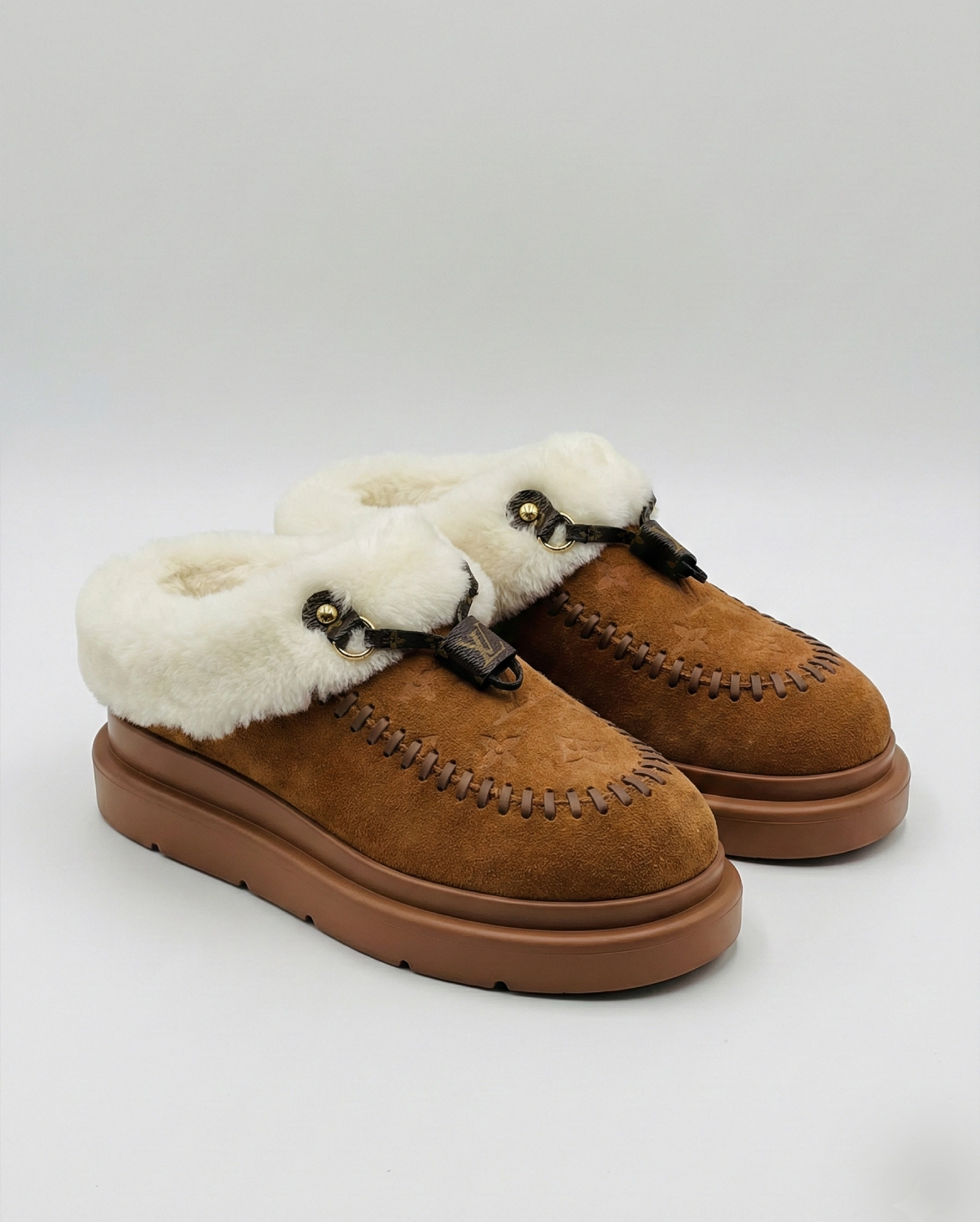 Louis Vuitton Comfort Mule Brown LOUIS VUITTON premium 1:1 craftmanship super master edition Louis Vuitton Comfort Mule Brown