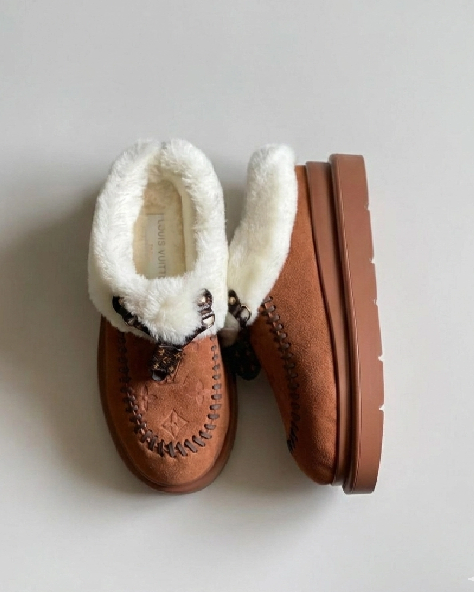 Louis Vuitton Comfort Mule Brown LOUIS VUITTON premium 1:1 craftmanship super master edition Louis Vuitton Comfort Mule Brown - Image 2