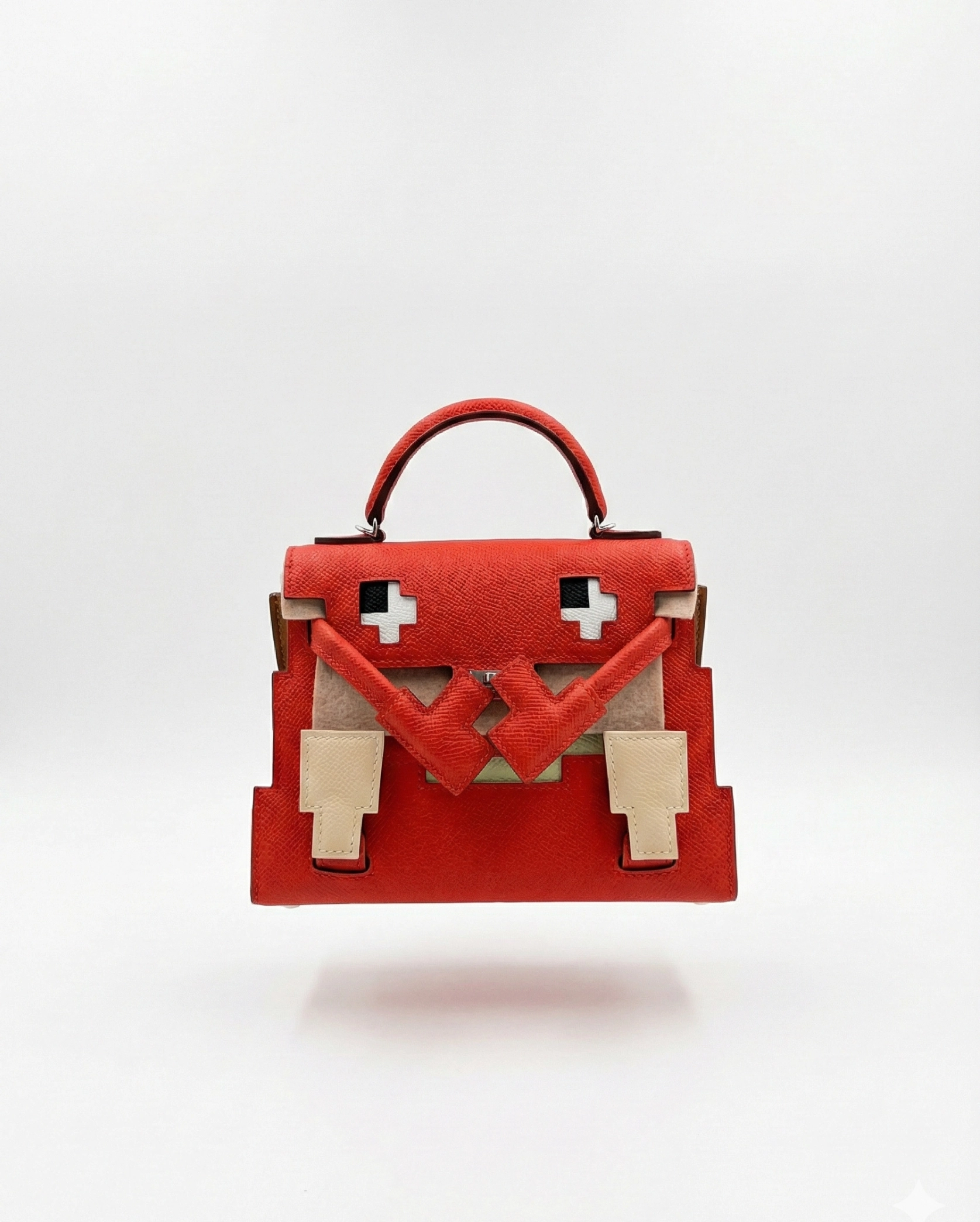 Hermès Kelly Doll Picto Red Hermes premium 1:1 craftmanship super master edition Hermès Kelly Doll Picto Red