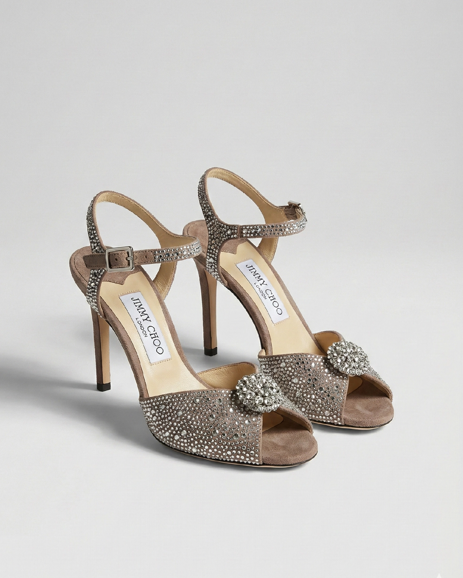 Jimmy Choo Sacora 100 Floral Lace Sandals stones Jimmy Choo premium 1:1 craftmanship super master edition Jimmy Choo Sacora 100 Floral Lace Sandals stones