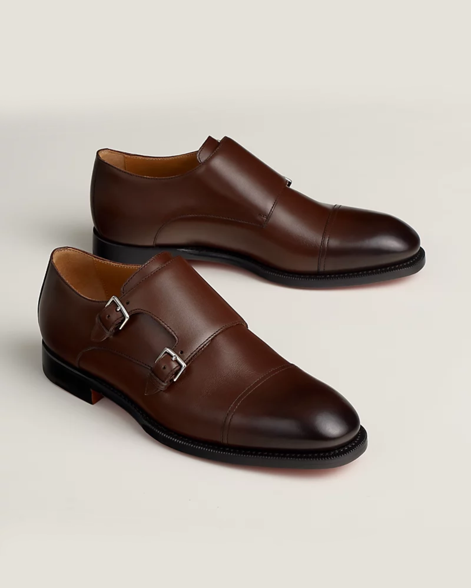 Hermès Troca Buckle Shoe Brown Hermes premium 1:1 craftmanship super master edition Hermès Troca Buckle Shoe Brown