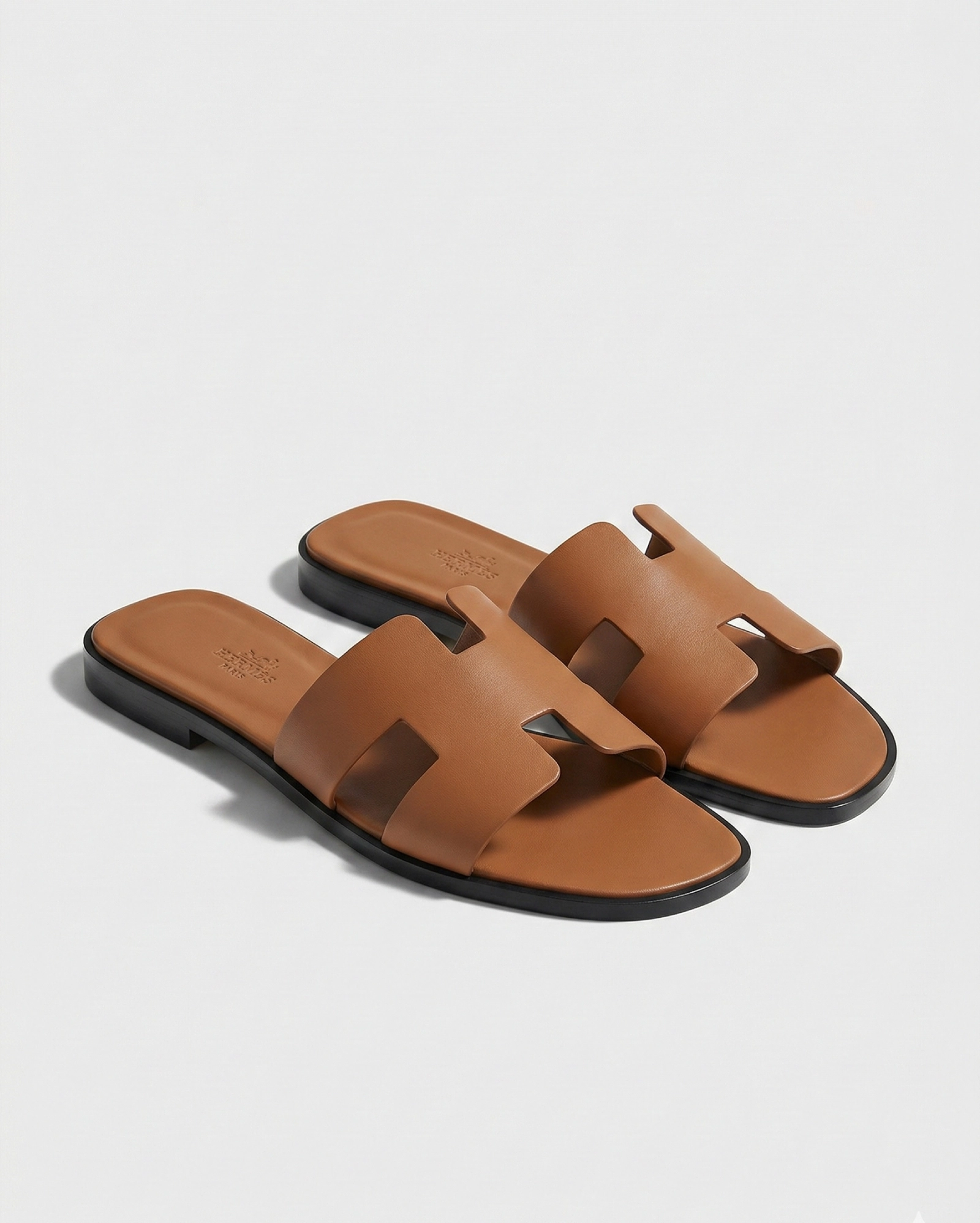 Hermès Izmir Sandals Brown Hermes premium 1:1 craftmanship super master edition Hermès Izmir Sandals Brown
