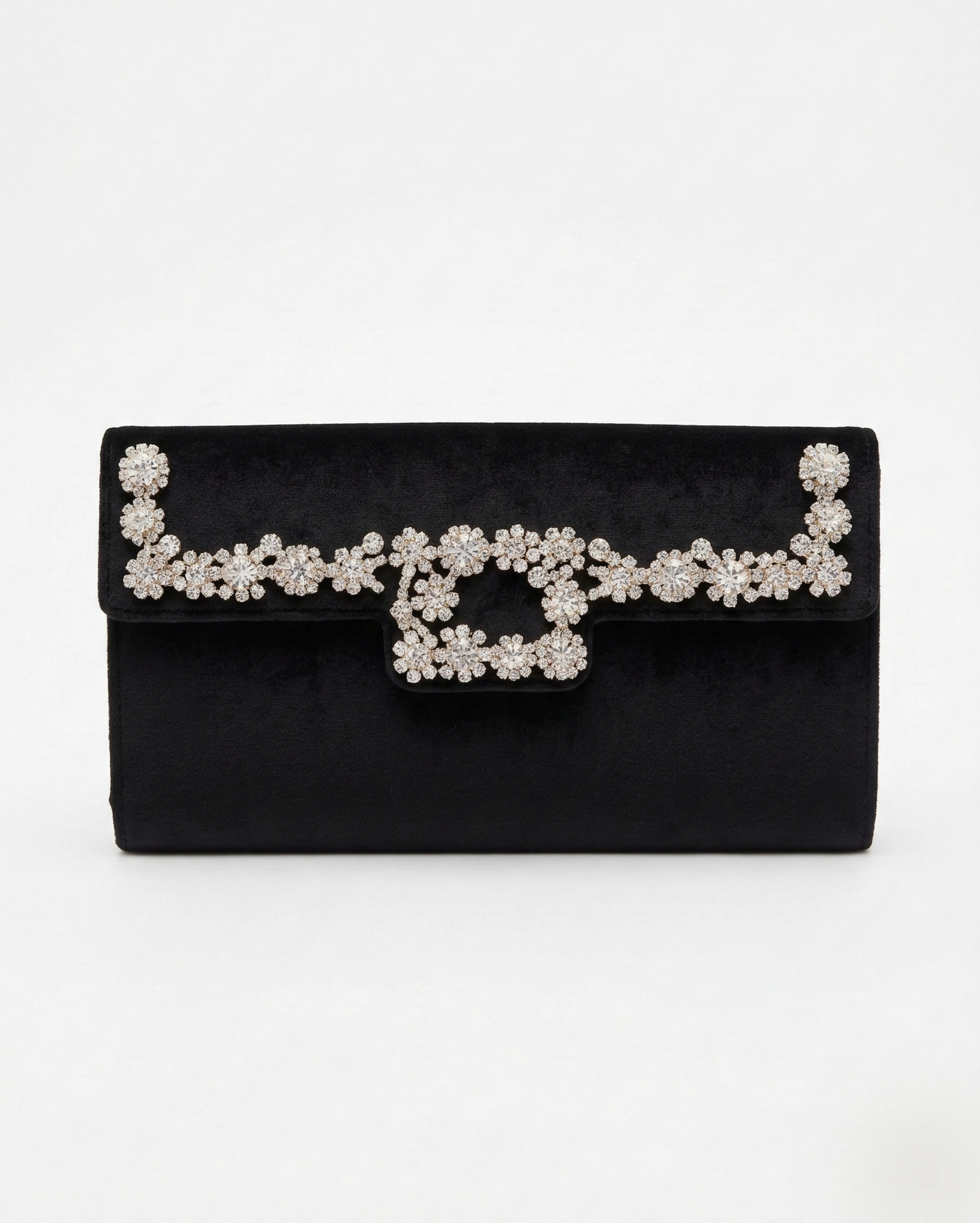Elegant Fendi Black Satin Baguette Clutch - 1:1 Premium Mirror Quality Handbag FENDI premium 1:1 craftmanship super master edition Elegant Fendi Black Satin Baguette Clutch - 1:1 Premium Mirror Quality Handbag