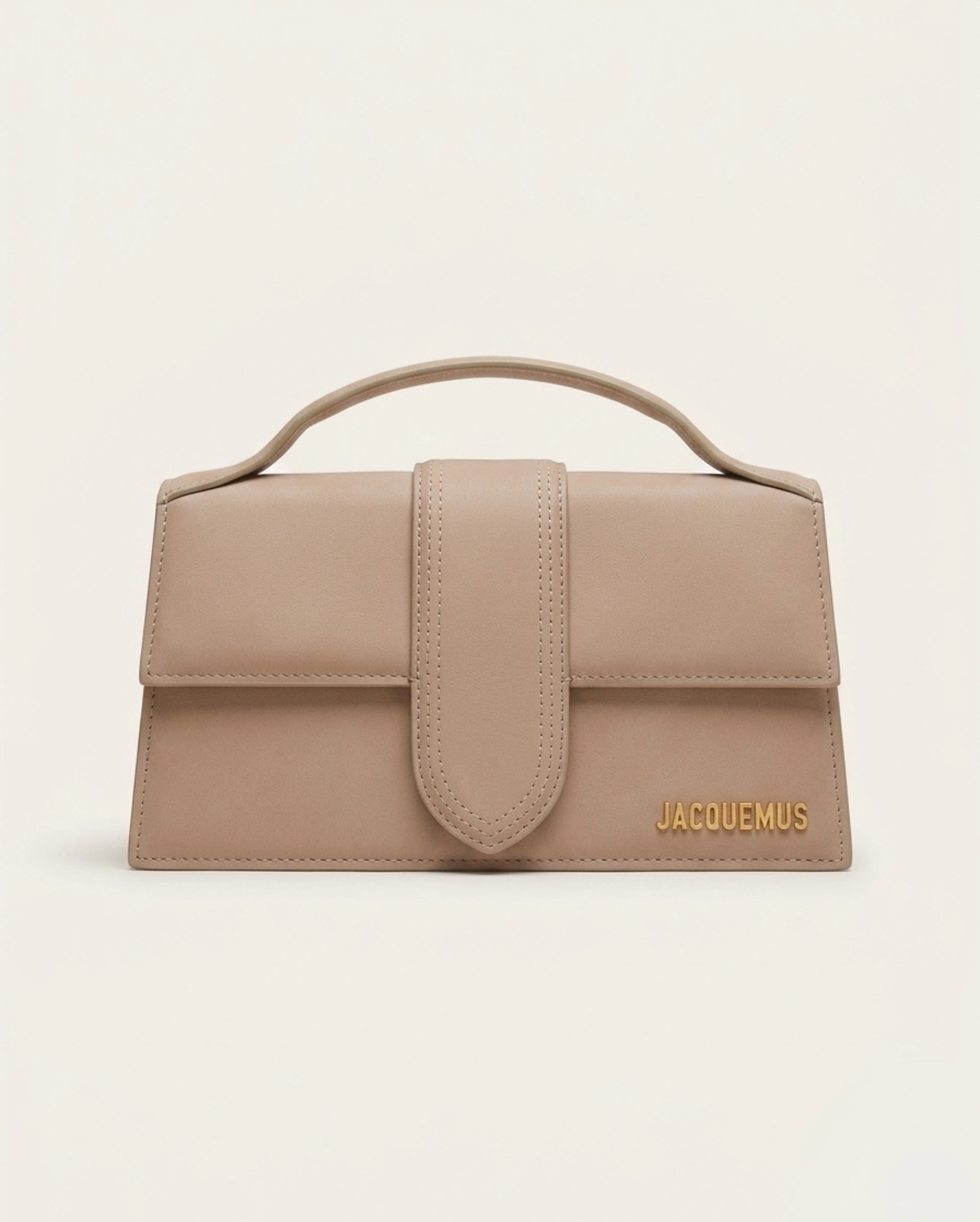 Jacquemus Le Bambino Long in Soft Sand Beige Smooth Leather JACQUEMUS premium 1:1 craftmanship super master edition Jacquemus Le Bambino Long in Soft Sand Beige Smooth Leather
