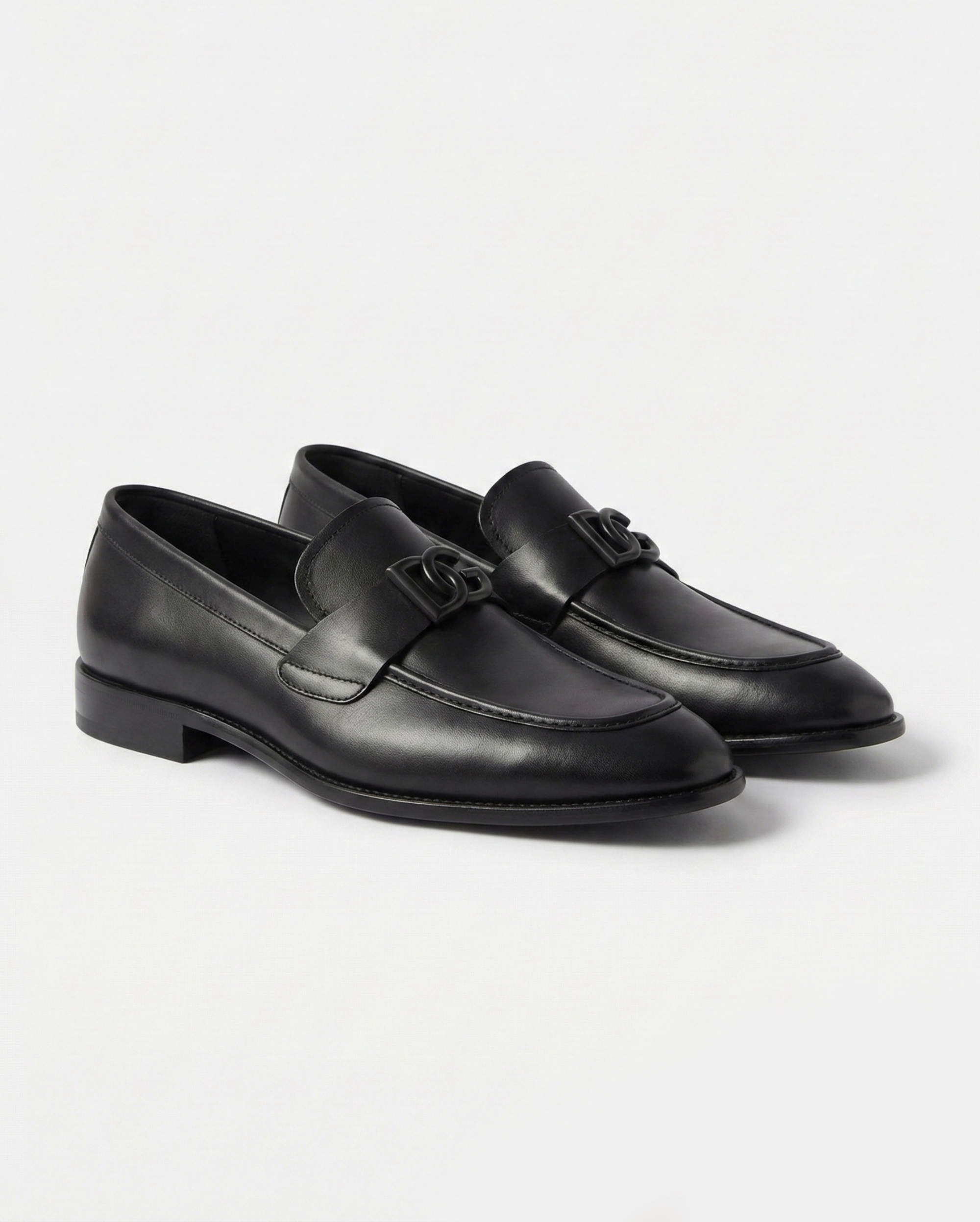 Dolce & Gabbana Bernini Loafer in Black Calfskin (All-Black Edition) DOLCE & GABBANA premium 1:1 craftmanship super master edition Dolce & Gabbana Bernini Loafer in Black Calfskin (All-Black Edition)