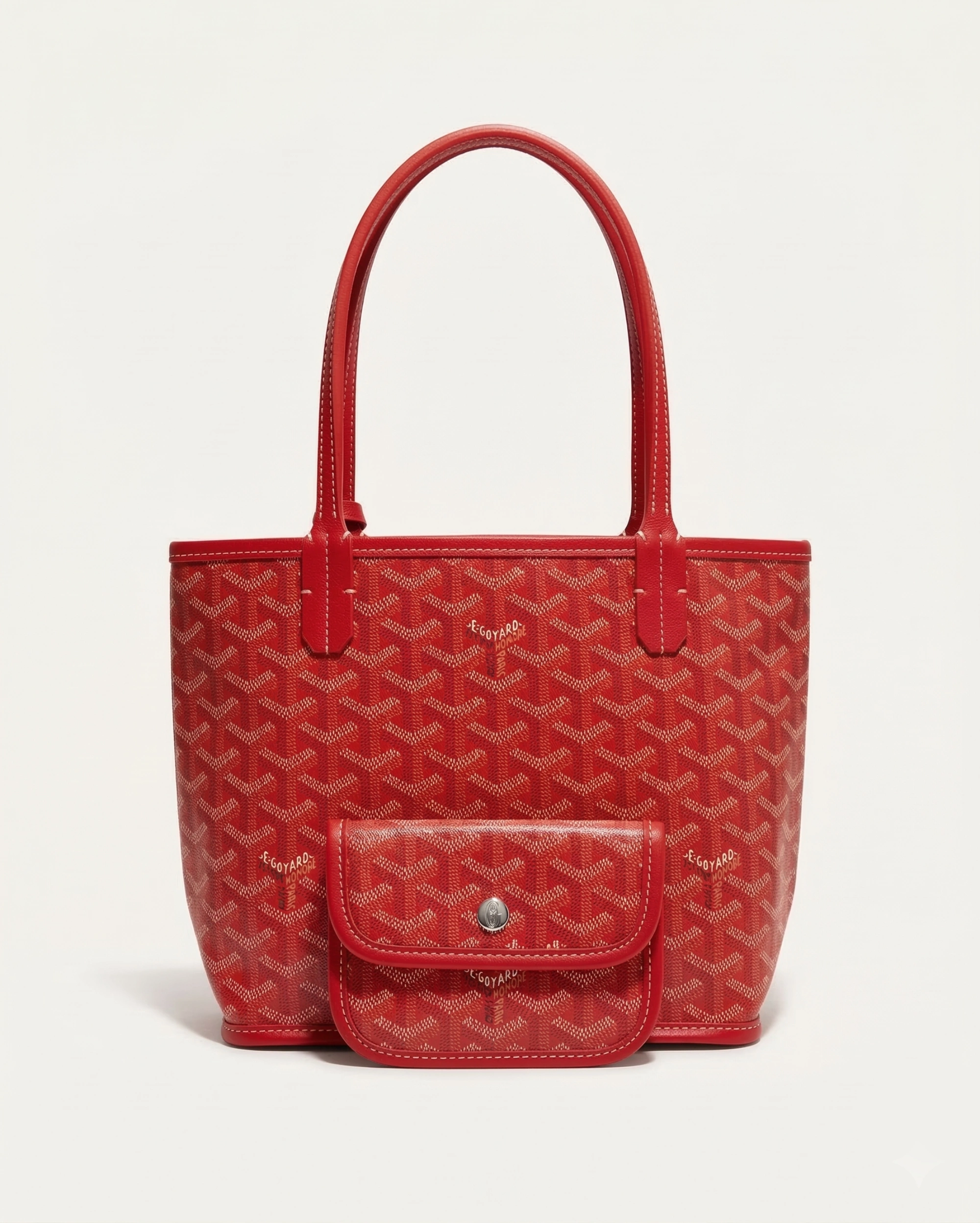 Maison Goyard Saint Louis Tote – Scarlet Red GOYARD premium 1:1 craftmanship super master edition Maison Goyard Saint Louis Tote – Scarlet Red