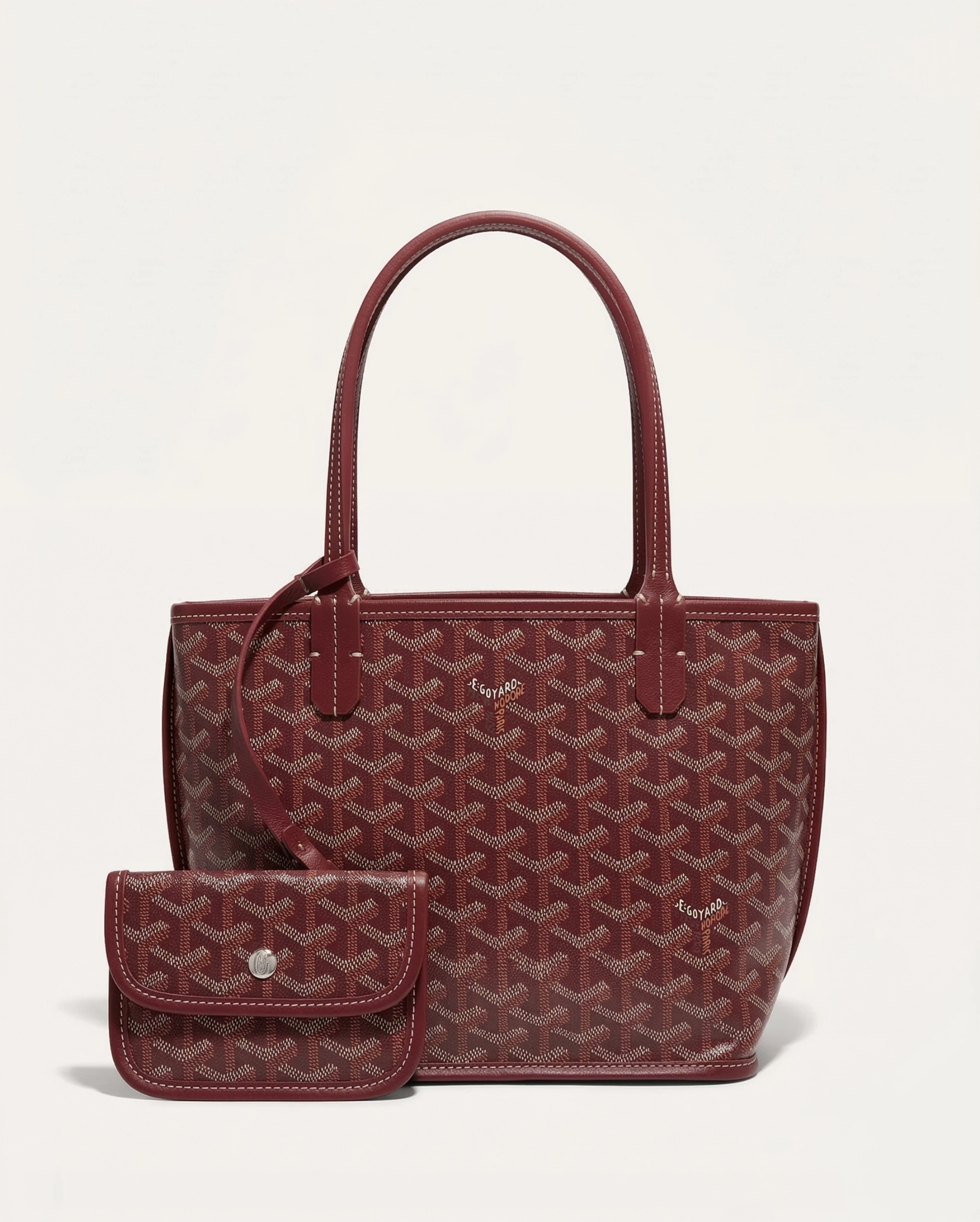 Maison Goyard Saint Louis Tote – Burgundy (Bordeaux) GOYARD premium 1:1 craftmanship super master edition Maison Goyard Saint Louis Tote – Burgundy (Bordeaux)