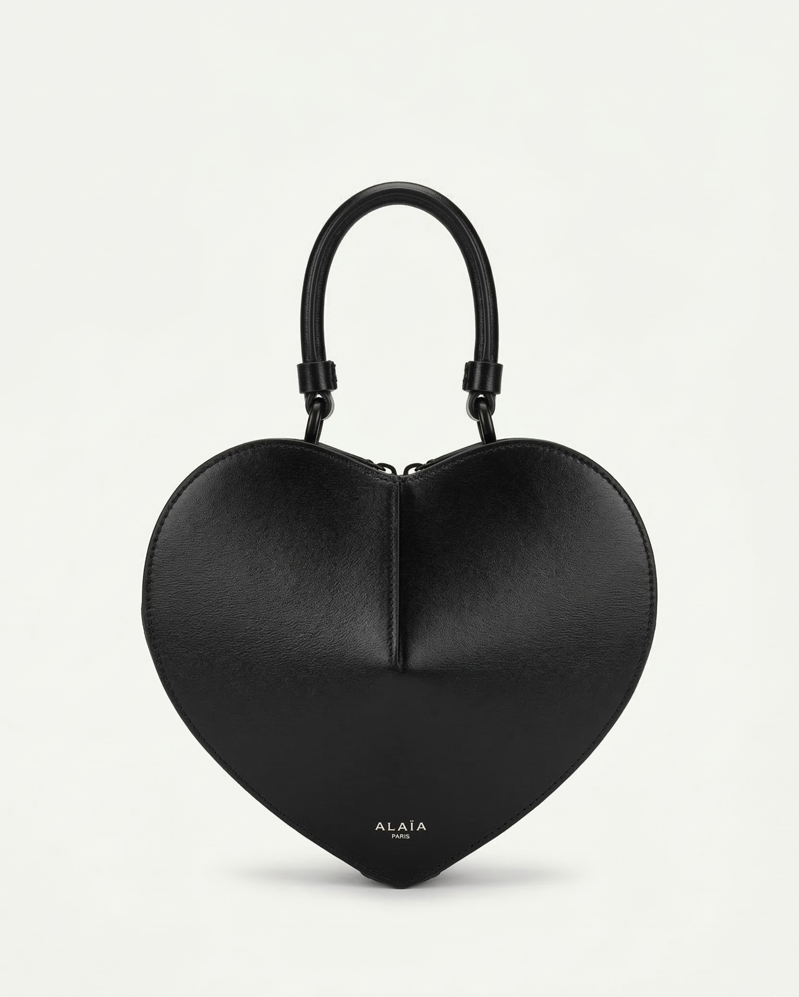 Alaïa Le Cœur Heart Bag – Noir Black with Rigid Top Handle Alaïa premium 1:1 craftmanship super master edition Alaïa Le Cœur Heart Bag – Noir Black with Rigid Top Handle
