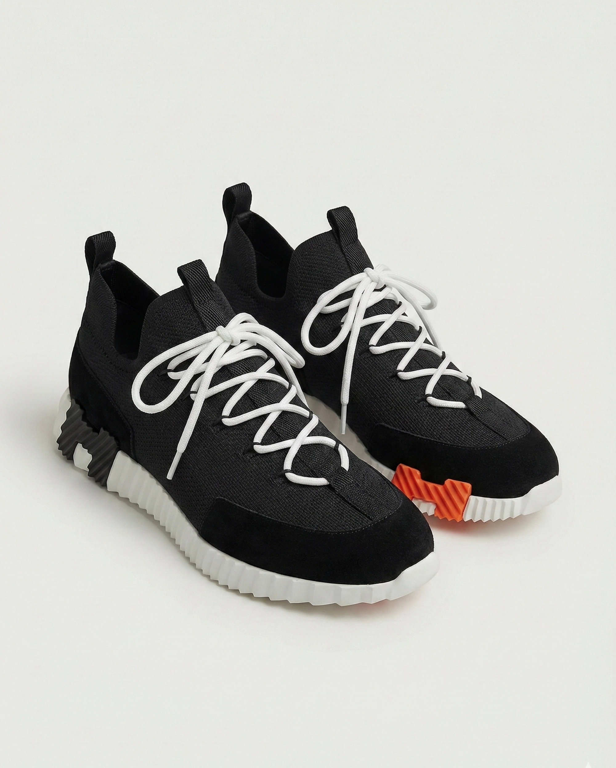 Hermès "Get" Sneaker in Black and White Hermes premium 1:1 craftmanship super master edition Hermès "Get" Sneaker in Black and White