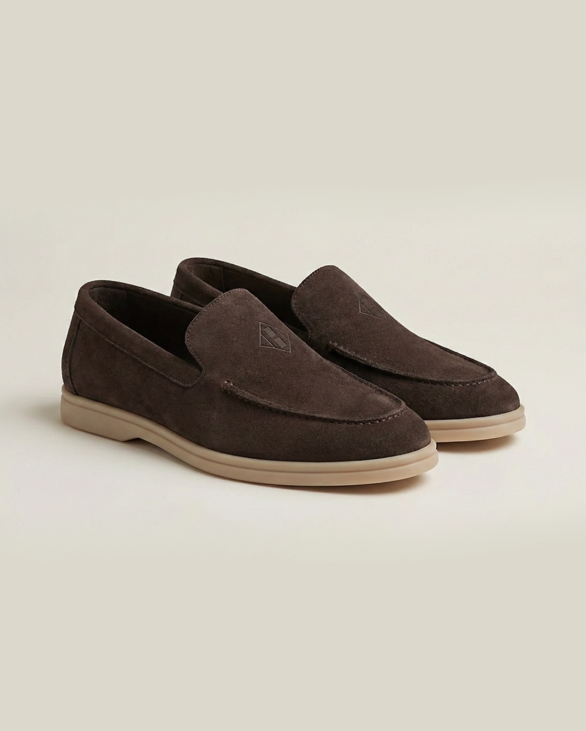 Hermès "Job" Loafer in Dark Brown Suede Hermes premium 1:1 craftmanship super master edition Hermès "Job" Loafer in Dark Brown Suede