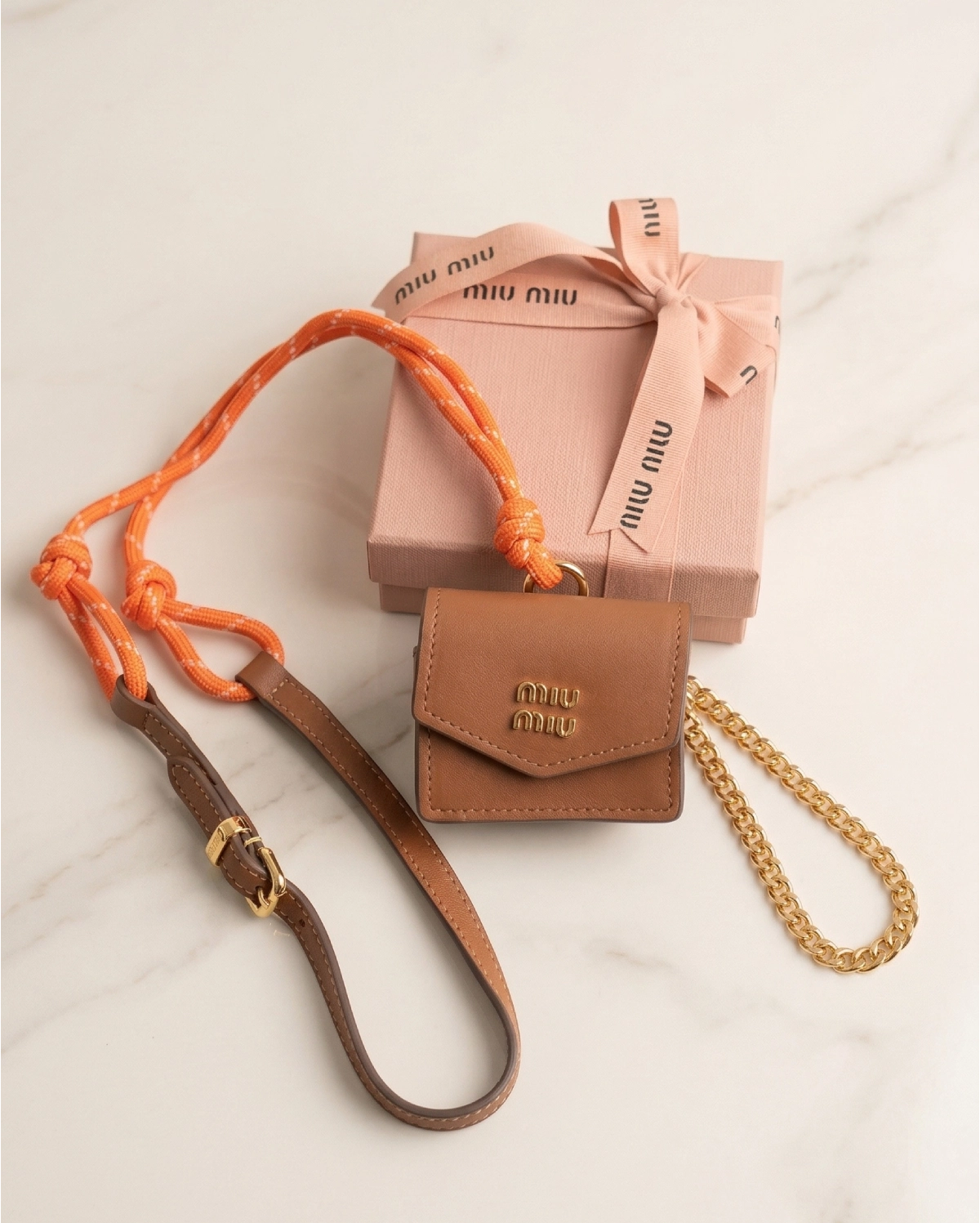 Miu Miu Luxury Decorative Bag Charms Miu Miu premium 1:1 craftmanship super master edition Miu Miu Luxury Decorative Bag Charms